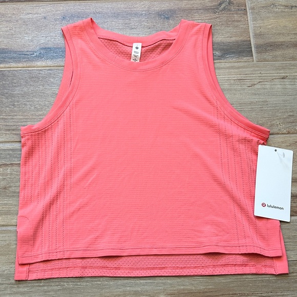 lululemon athletica Tops - lululemon athletica Train to Be Tank Coral Tank Top